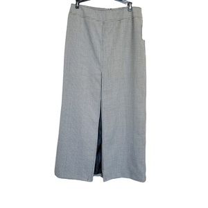 Vintage Long Skirt Wool Houndstooth Size 10